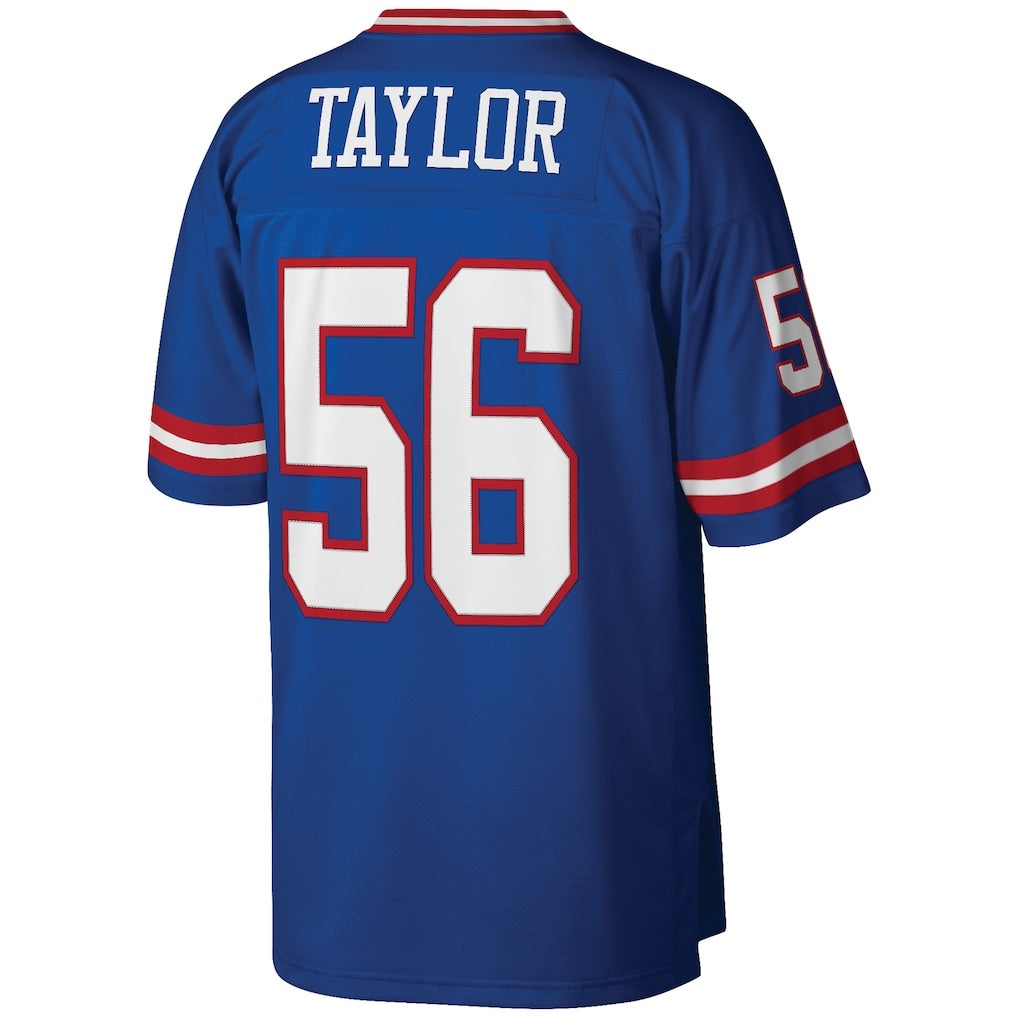 Jdoa NY.Giants #56 Lawrence Taylor Mitchell & Ness Royal Big & Tall Retired Player Replica Stitched Jerseys