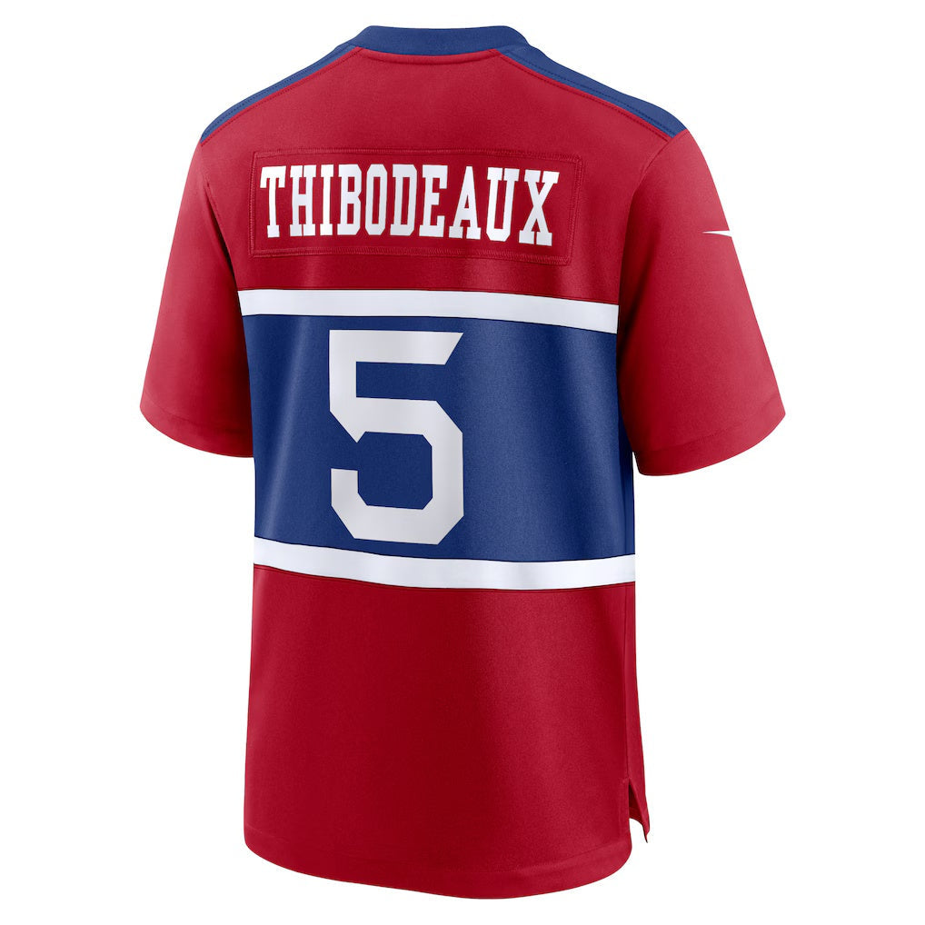 Jdoa NY.Giants #5 Kayvon Thibodeaux Century Red Alternate Player Game Stitched Jerseys