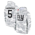 Jdoa NY.Giants #5 Kayvon Thibodeaux Player Arctic Camo Salute to Service Pullover Hoodies Limited Game Stitched Jerseys