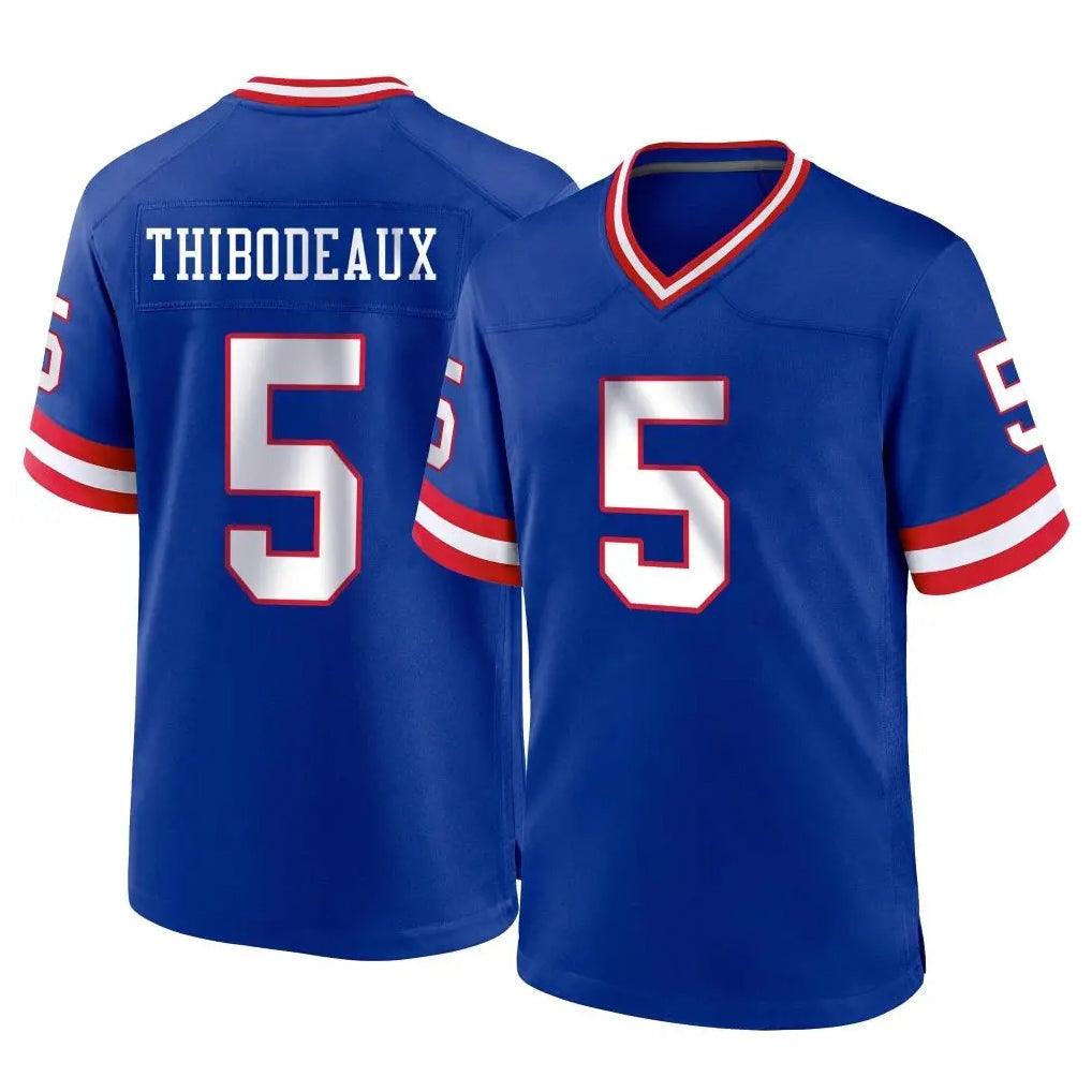 Jdoa NY.Giants #5 Kayvon Thibodeaux Player Royal Classic Home Game Stitched Jerseys