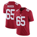 Jdoa NY.Giants #65 Francis Mauigoa Player Red Limited Vapor Untouchable Home Game Stitched Jerseys