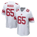 Jdoa NY.Giants #65 Francis Mauigoa Player White Home Game Stitched Jerseys