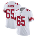 Jdoa NY.Giants #65 Francis Mauigoa Player White Limited Vapor Untouchable Home Game Stitched Jerseys