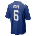 Jdoa NY.Giants #6 Jaxson Dart Player Royal Home Game Stitched Jerseys