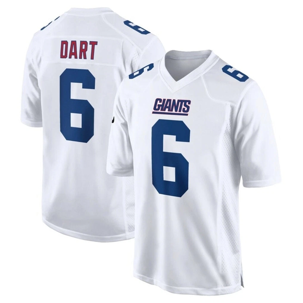 Jdoa NY.Giants #6 Jaxson Dart Player White Fashion Limited Home Game Stitched Jerseys