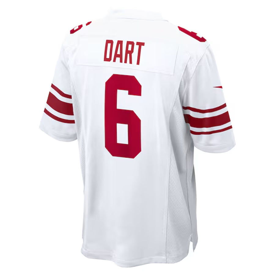 Jdoa NY.Giants #6 Jaxson Dart Player White Home Game Stitched Jerseys