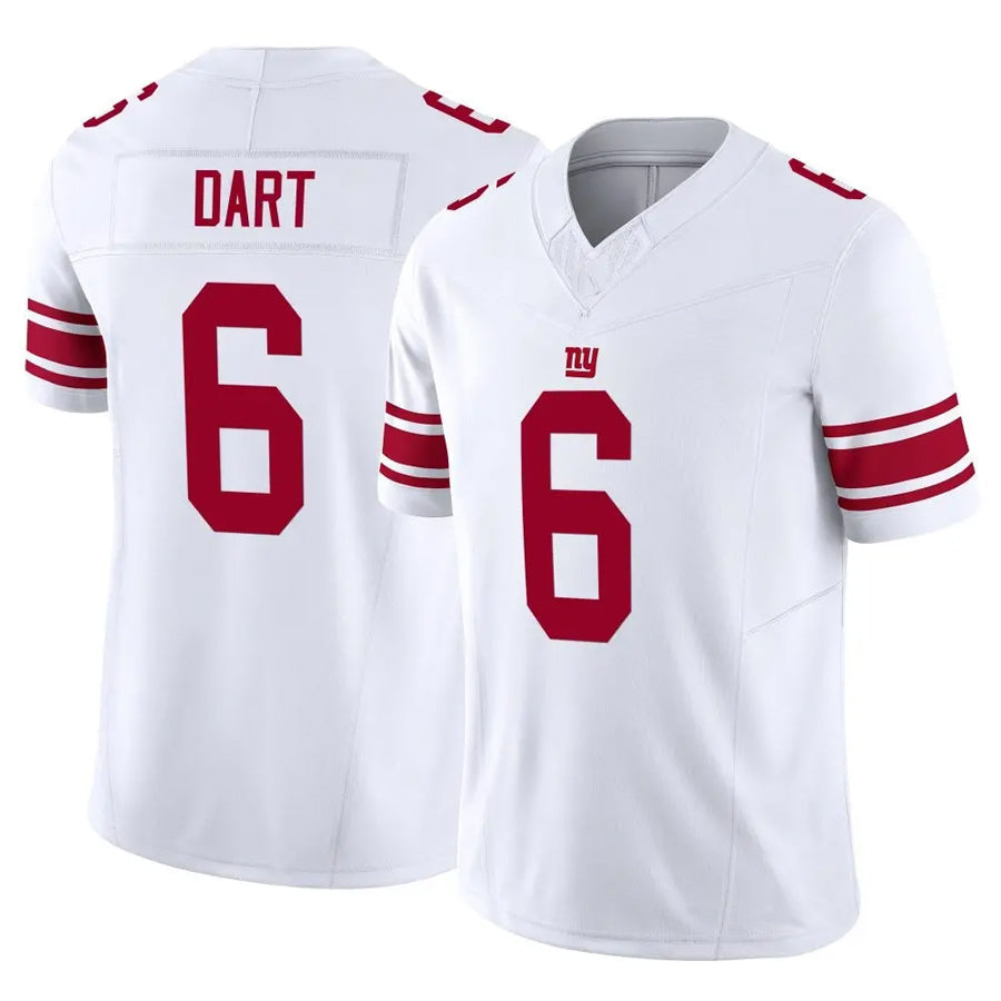 Jdoa NY.Giants #6 Jaxson Dart Player White Vapor F.U.S.E. Limited Stitched Jerseys