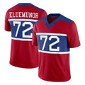 Jdoa NY.Giants #72 Jermaine Eluemunor Player Red Century Vapor F.U.S.E. Home Game Stitched Jerseys