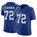 Jdoa NY.Giants #72 Jermaine Eluemunor Player Royal Limited Vapor F.U.S.E. Home Game Stitched Jerseys