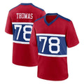 Jdoa NY.Giants #78 Andrew Thomas Player Red Century Home Game Stitched Jerseys