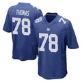 Jdoa NY.Giants #78 Andrew Thomas Player Royal Home Game Stitched Jerseys