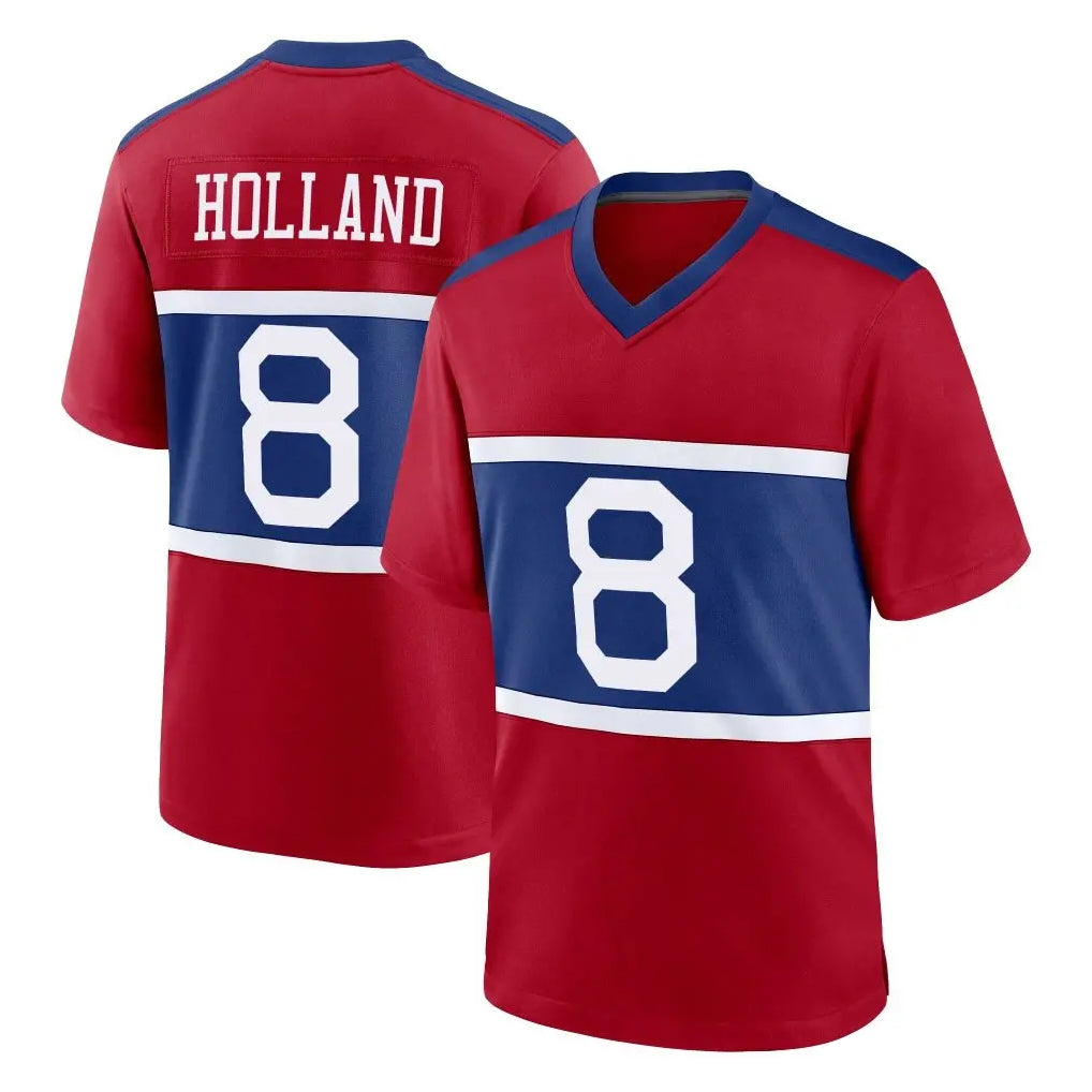 Jdoa NY.Giants #8 Jevon Holland Player Red Century Home Game Stitched Jerseys