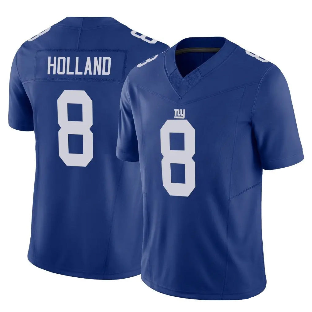 Jdoa NY.Giants #8 Jevon Holland Player Royal Limited Vapor F.U.S.E. Home Game Stitched Jerseys