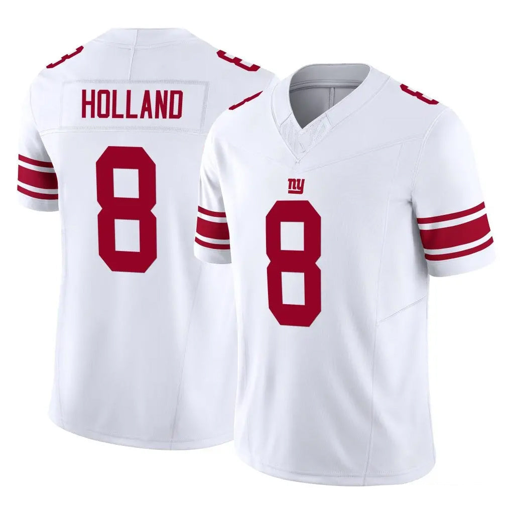 Jdoa NY.Giants #8 Jevon Holland Player White Limited Vapor F.U.S.E. Home Game Stitched Jerseys