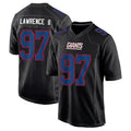 Jdoa NY.Giants #97 Dexter Lawrence II Player Black Carbon Fashion Stitched Jerseys