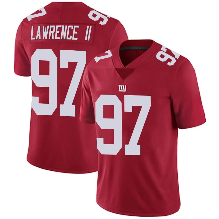 Jdoa NY.Giants #97 Dexter Lawrence II Player Vapor Red Limited Stitched Jerseys