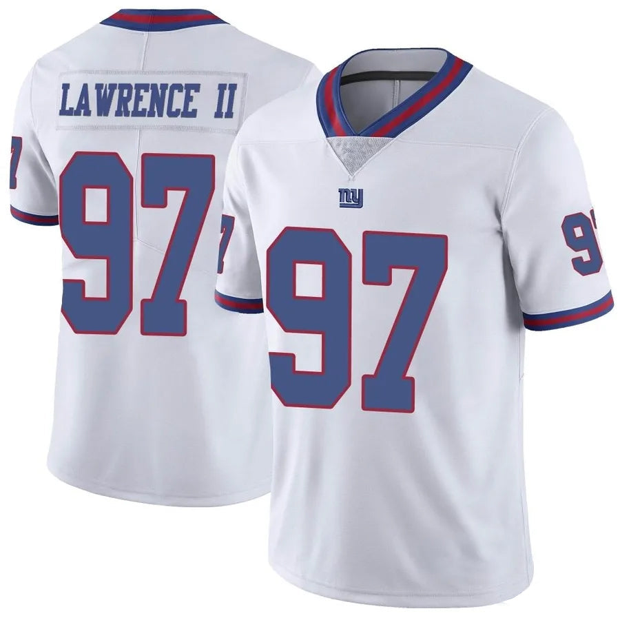 Jdoa NY.Giants #97 Dexter Lawrence II Player Vapor White Limited Stitched Jerseys