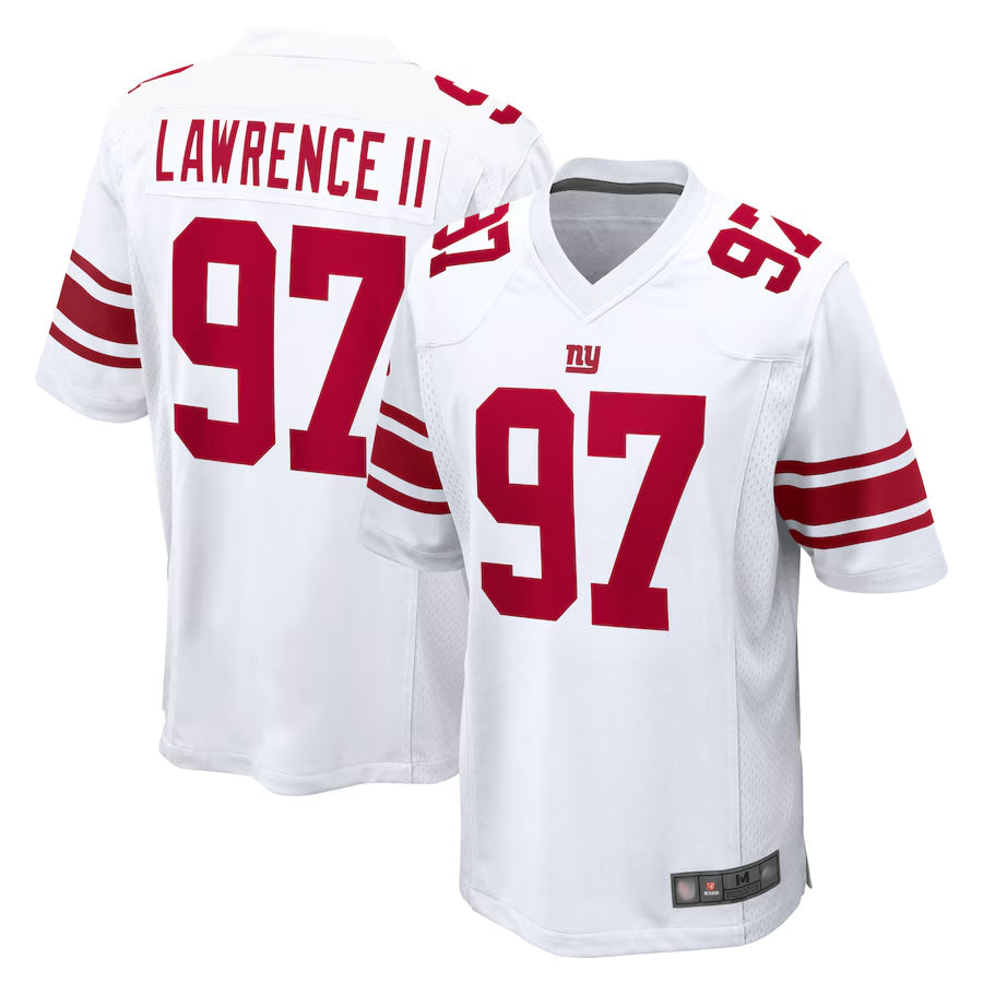 Jdoa NY.Giants #97 Dexter Lawrence II Player White Game Stitched Jerseys