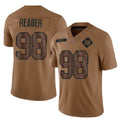 Jdoa NY.Giants #98 DJ Reader Player Brown Salute To Service Limited Stitched Jerseys