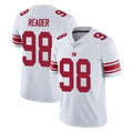 Jdoa NY.Giants #98 DJ Reader Player White Limited Vapor Untouchable Home Game Stitched Jerseys