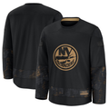 Jdoa NY.Islanders Black 2024 Military Appreciation Practice Jerseys