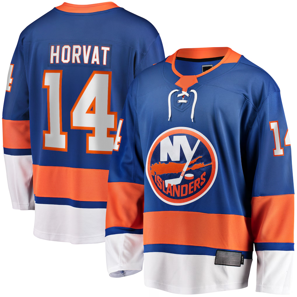 Jdoa NY.Islanders #14 Bo Horvat Blue Home Breakaway Jerseys
