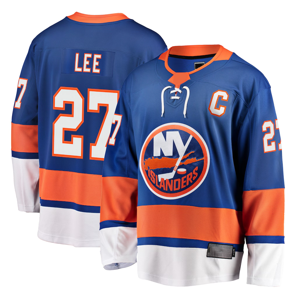 Jdoa NY.Islanders #27 Anders Lee Royal Breakaway Jerseys