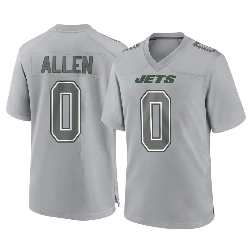 Jdoa NY.Jets #0 Braelon Allen Player Gray Limited Atmosphere Fashion Home Game Stitched Jerseys