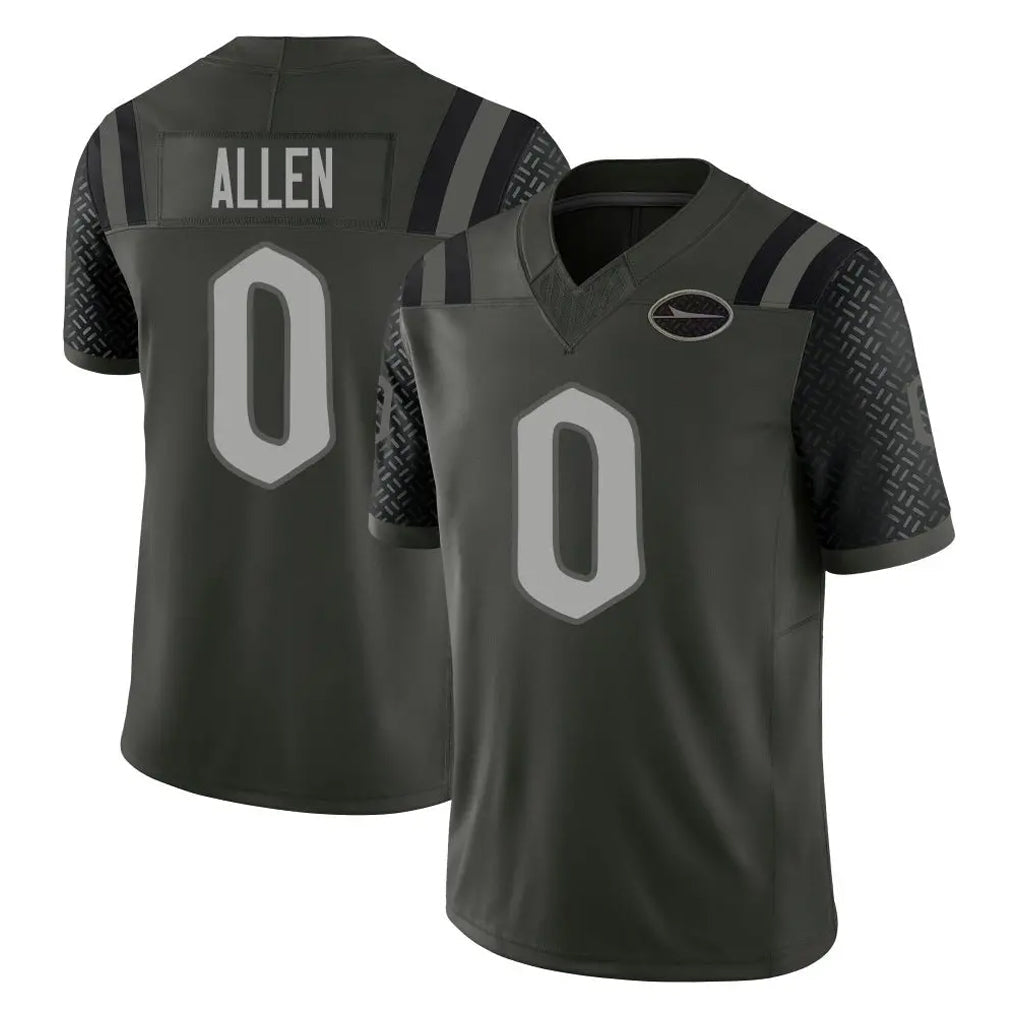 Jdoa NY.Jets #0 Braelon Allen Player Green Limited 2025 Rivalries Collection Home Game Stitched Jerseys