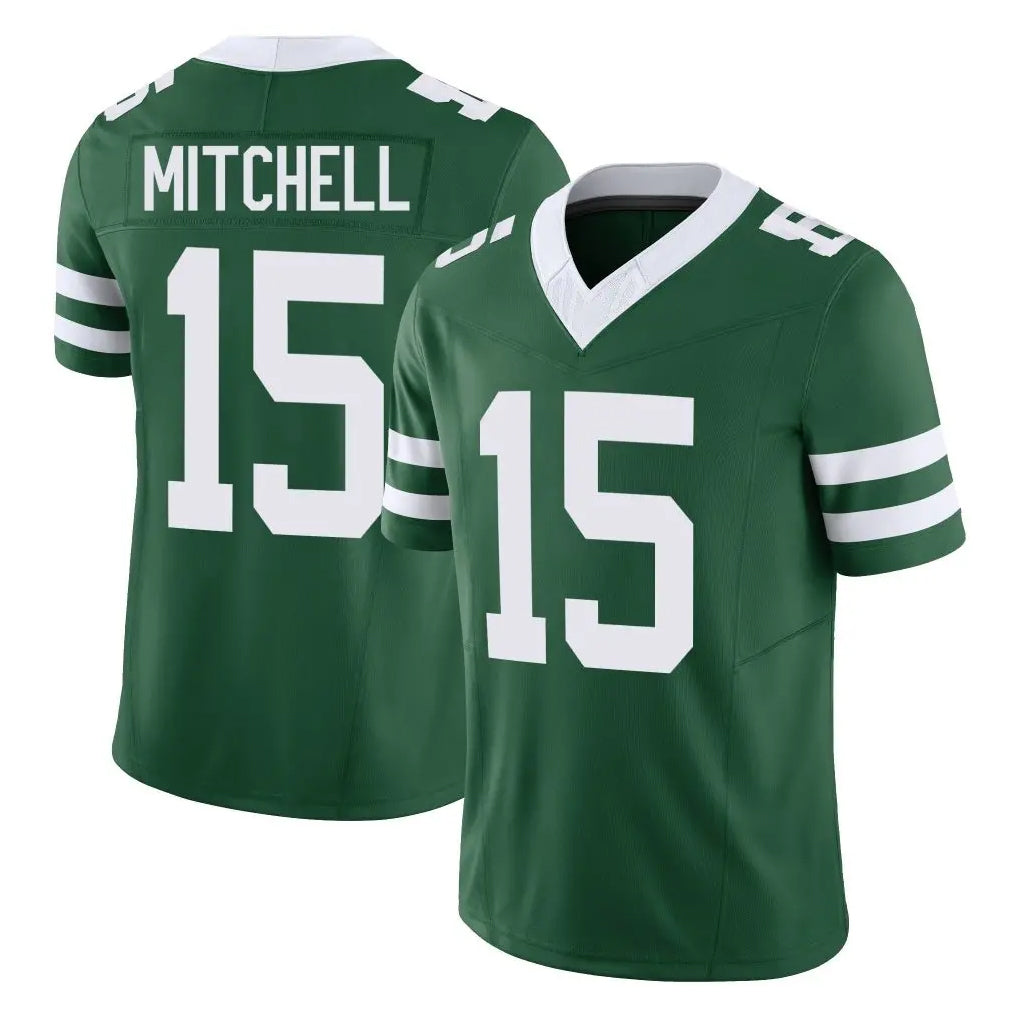 Jdoa NY.Jets #15 Adonai Mitchell Player Green Legacy Limited Vapor F.U.S.E. Home Game Stitched Jerseys