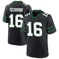 Jdoa NY.Jets #16 Vinny Testaverde Player Black Home Game Stitched Jerseys