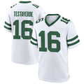 Jdoa NY.Jets #16 Vinny Testaverde Player White Home Game Stitched Jerseys