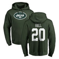 Jdoa NY.Jets #20 Breece Hall Player Green LOGO Pullover Hoodies Limited Game Stitched Jerseys