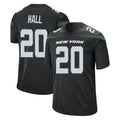 Jdoa NY.Jets #20 Breece Hall Player Stealth Black Home Game Stitched Jerseys