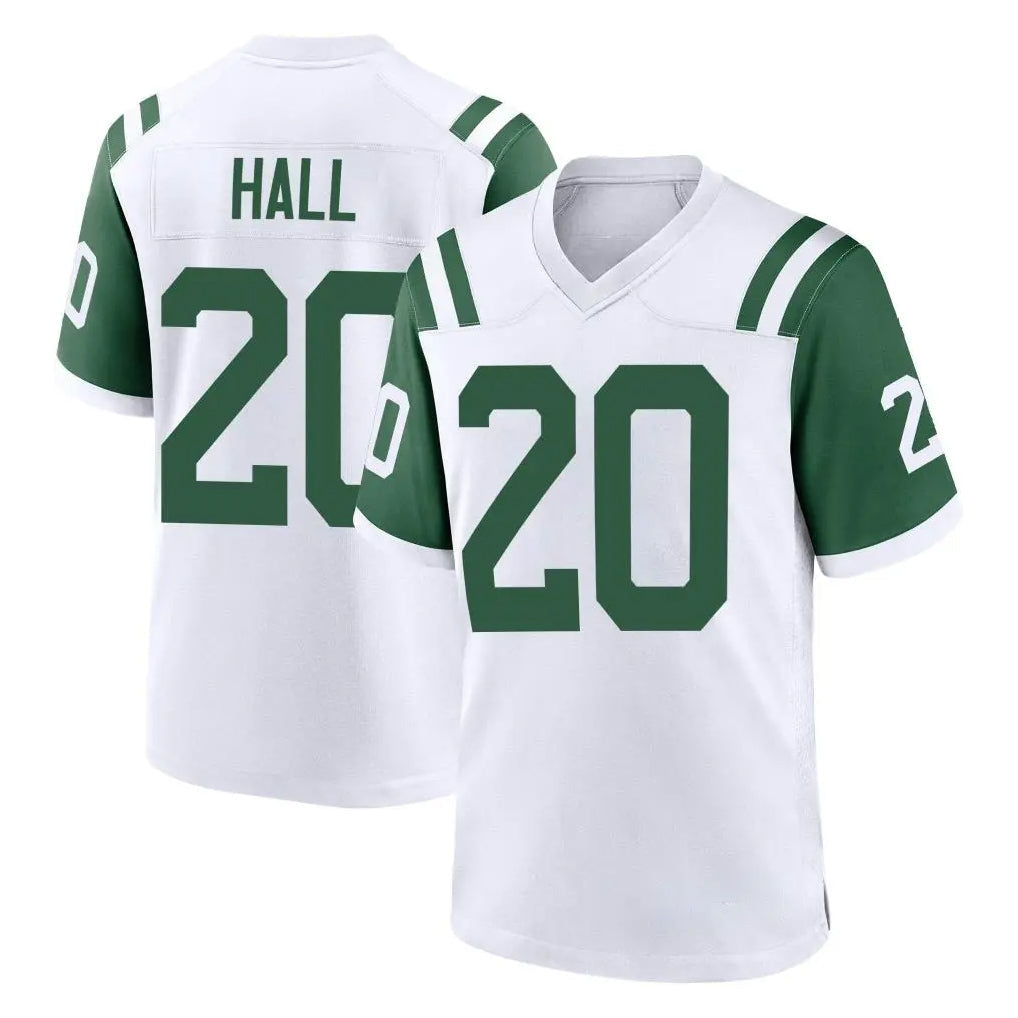 Jdoa NY.Jets #20 Breece Hall Player White Classic Home Game Stitched Jerseys