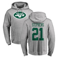 Jdoa NY.Jets #21 Brandon Stephens Player Gray LOGO Pullover Hoodies Limited Game Stitched Jerseys