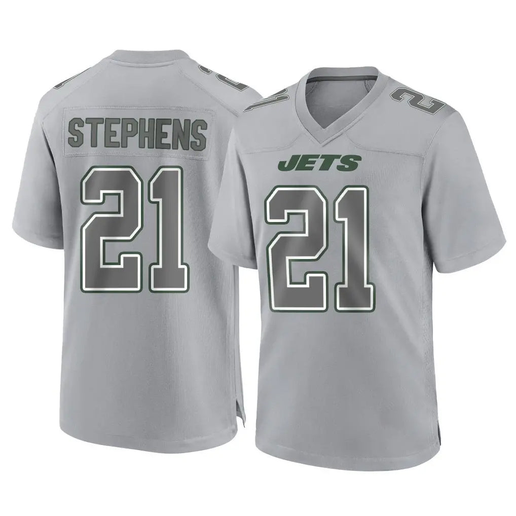 Jdoa NY.Jets #21 Brandon Stephens Player Gray Limited Atmosphere Fashion Home Game Stitched Jerseys