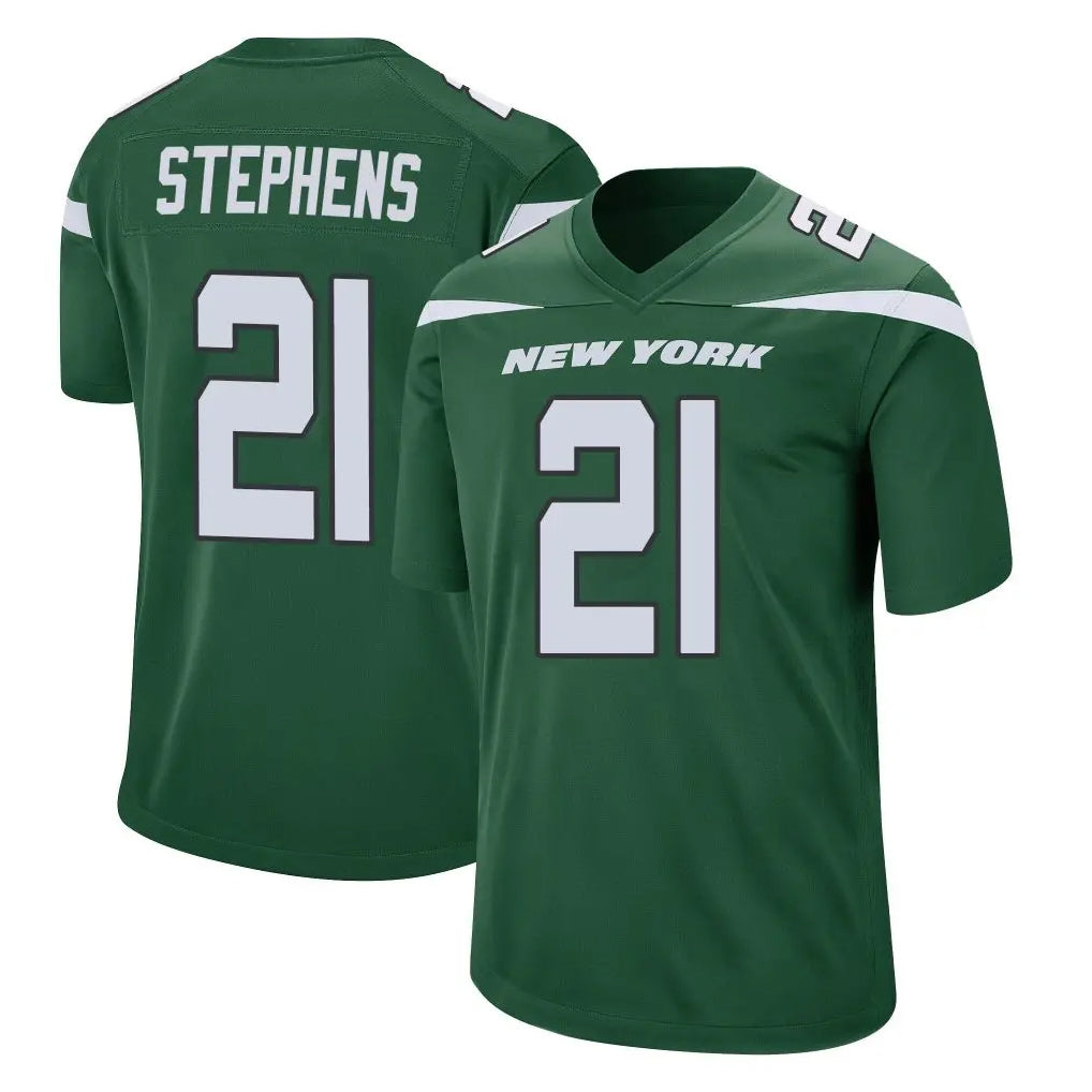 Jdoa NY.Jets #21 Brandon Stephens Player Green Home Game Stitched Jerseys