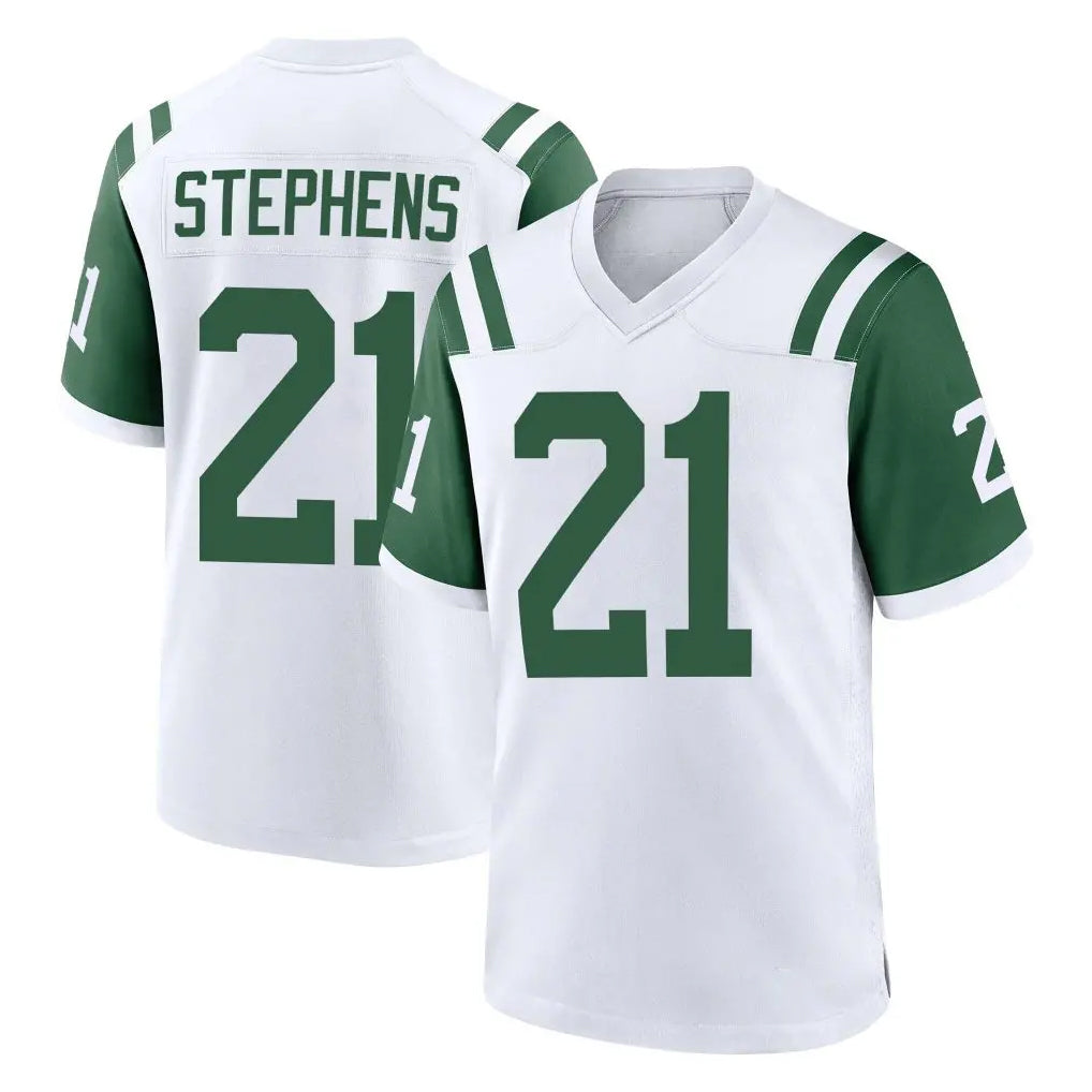 Jdoa NY.Jets #21 Brandon Stephens Player White Classic Home Game Stitched Jerseys