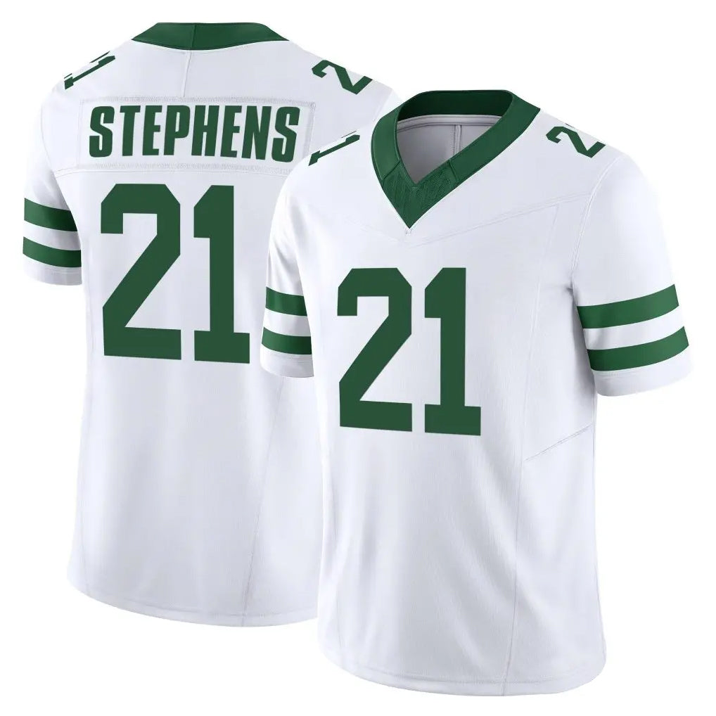 Jdoa NY.Jets #21 Brandon Stephens Player White Legacy Limited Vapor F.U.S.E. Home Game Stitched Jerseys