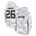Jdoa NY.Jets #26 Nahshon Wright Player Arctic Camo Salute to Service Pullover Hoodies Limited Game Stitched Jerseys