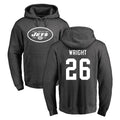 Jdoa NY.Jets #26 Nahshon Wright Player Gray Pullover Hoodies Limited Game Stitched Jerseys