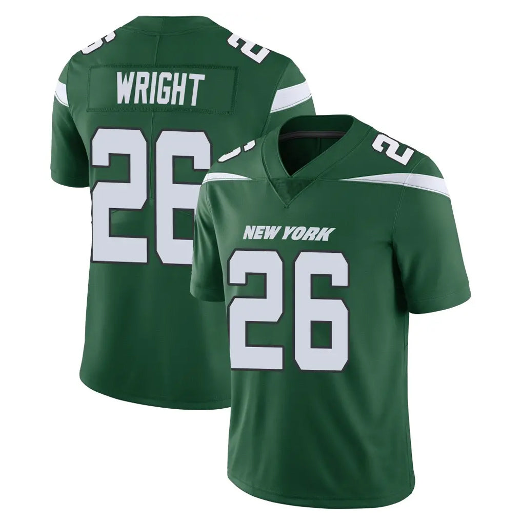 Jdoa NY.Jets #26 Nahshon Wright Player Green Limited Vapor Home Game Stitched Jerseys