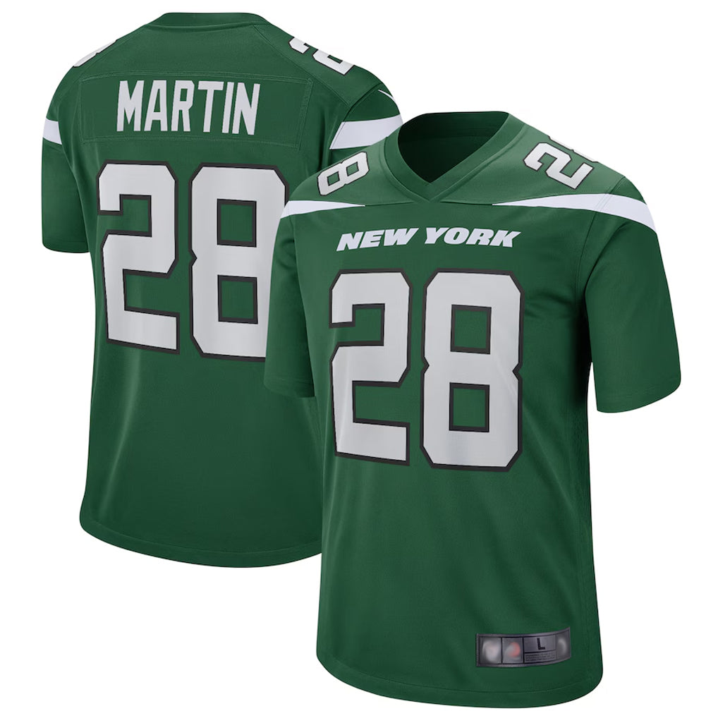 Jdoa NY.Jets #28 Curtis Martin Player Green Game Stitched Jerseys
