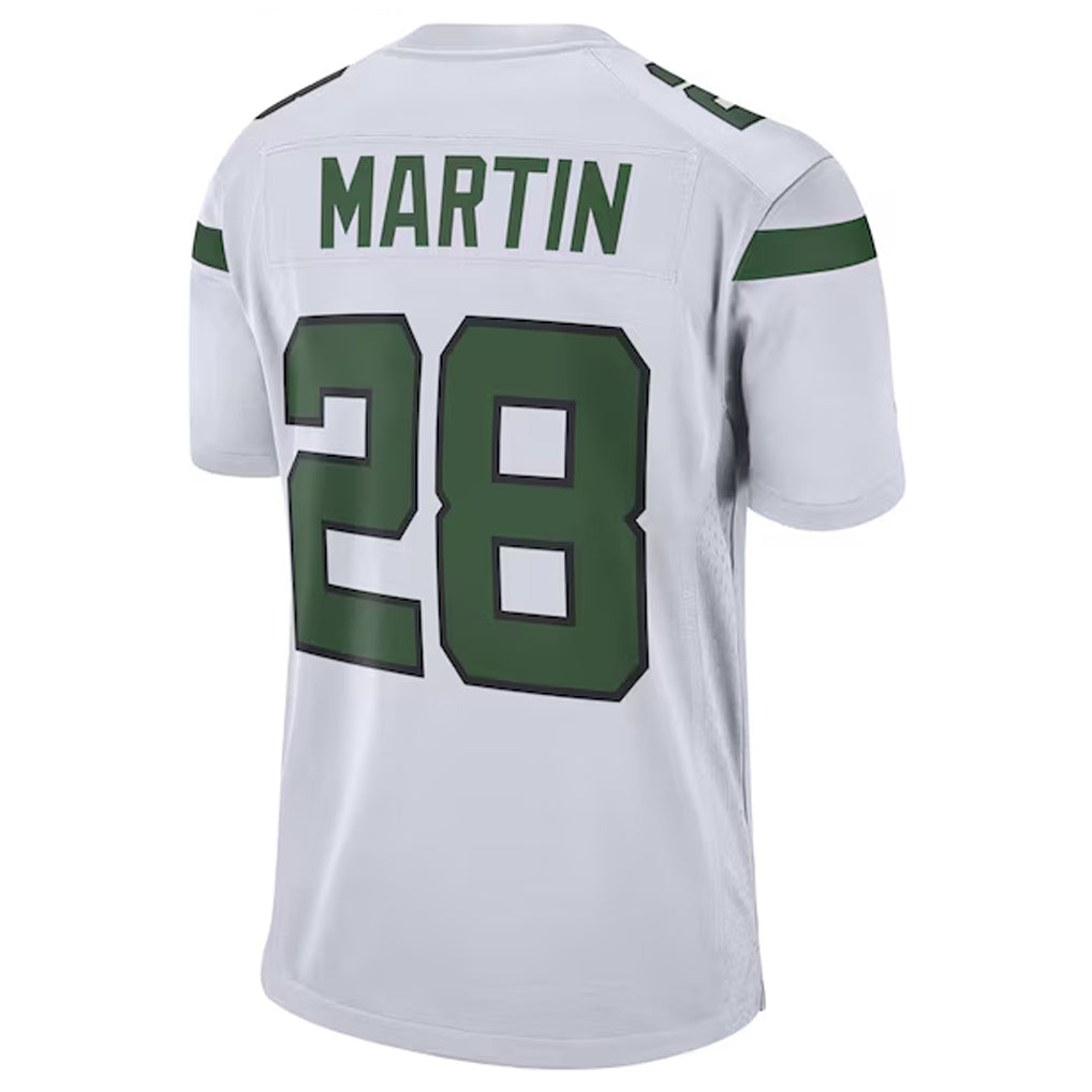 Jdoa NY.Jets #28 Curtis Martin Player White Game Stitched Jerseys