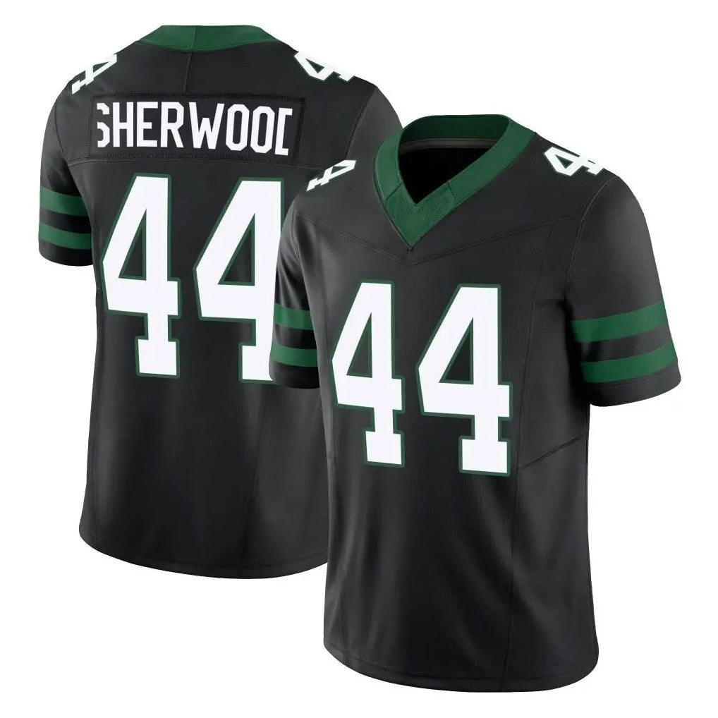 Jdoa NY.Jets #44 Jamien Sherwood Player Black Limited Legacy Vapor F.U.S.E. Home Game Stitched Jerseys