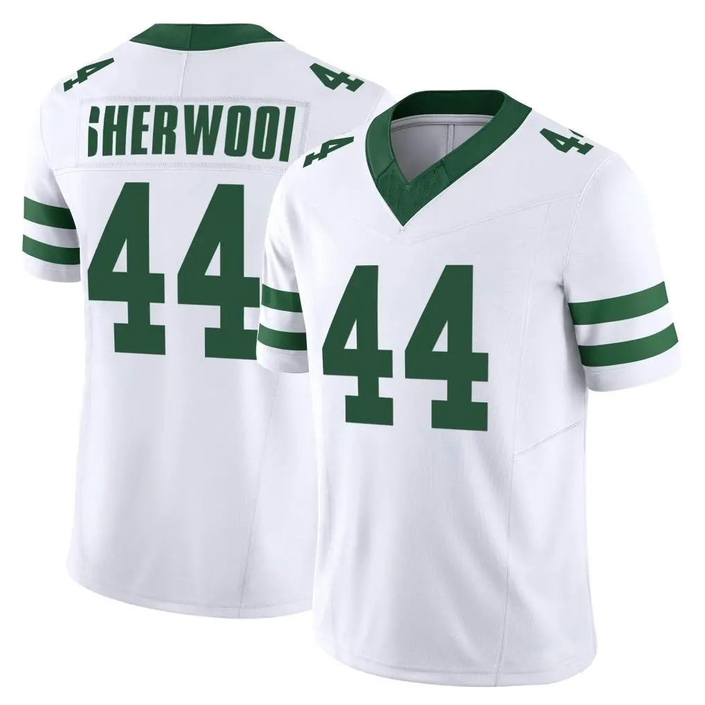 Jdoa NY.Jets #44 Jamien Sherwood Player White Legacy Limited Vapor F.U.S.E. Home Game Stitched Jerseys