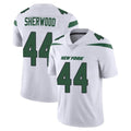Jdoa NY.Jets #44 Jamien Sherwood Player White Spotlight Limited Vapor Home Game Stitched Jerseys
