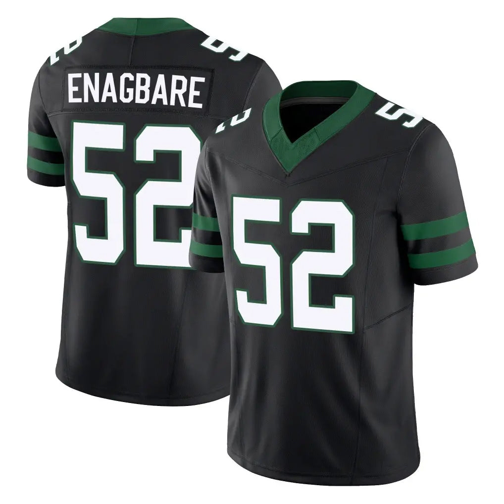 Jdoa NY.Jets #52 Kingsley Enagbare Player Black Limited Legacy Vapor F.U.S.E. Home Game Stitched Jerseys