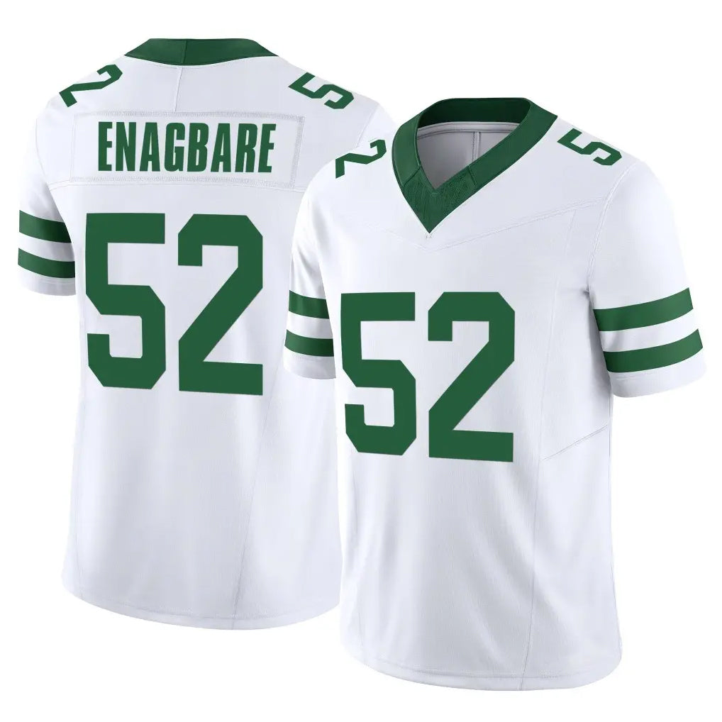 Jdoa NY.Jets #52 Kingsley Enagbare Player White Legacy Limited Vapor F.U.S.E. Home Game Stitched Jerseys